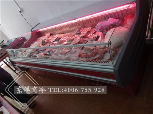 東莞小魚(yú)生鮮超市鮮肉保鮮柜工程案例,熟食展示柜圖片大全,二手熟食展示柜,賣熟食的展示柜,熟食柜圖片,